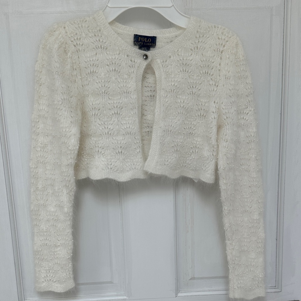 Polo by Ralph Lauren Girls’ Cream Shrug